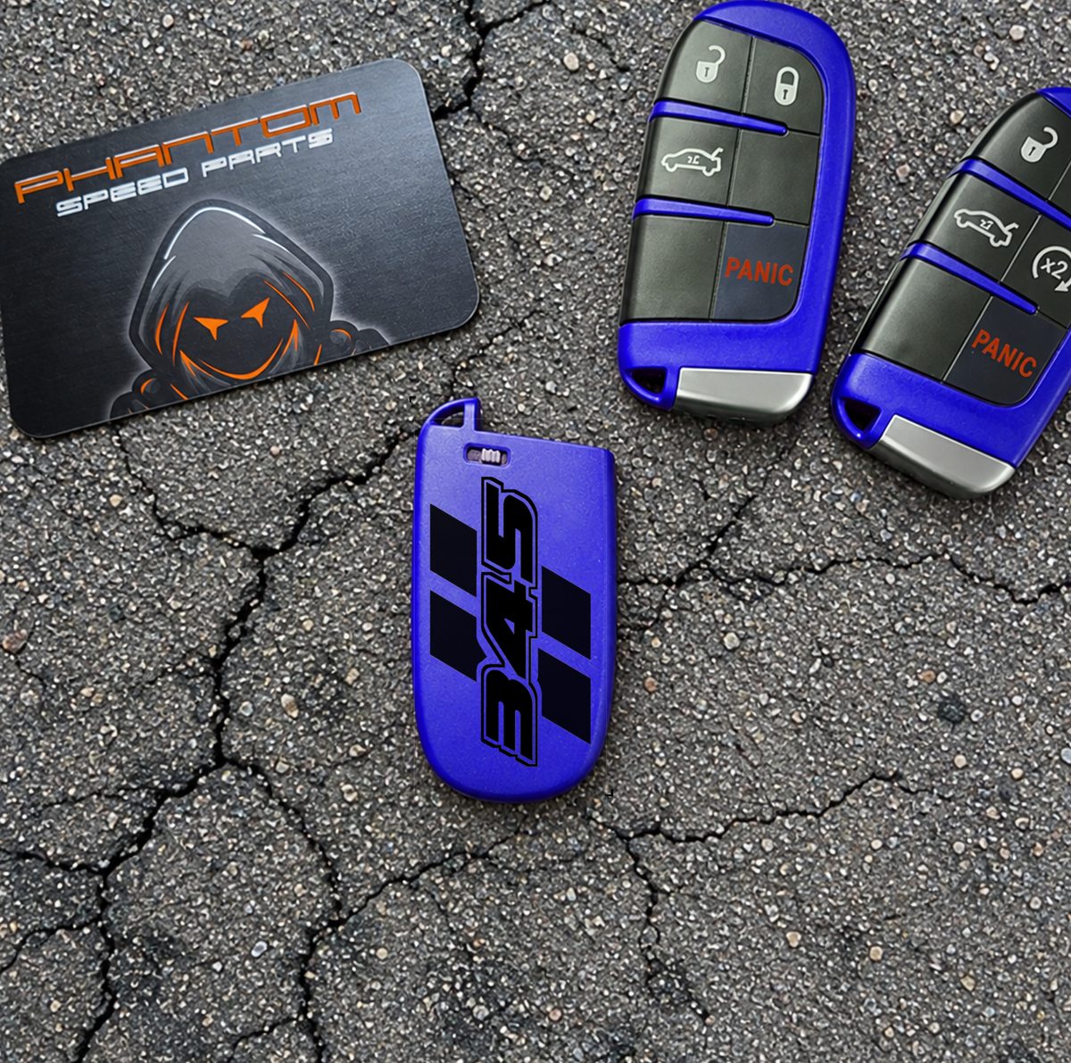 345 Hash Mopar Key Fob Shell