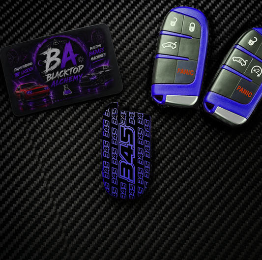 345 Patterned Mopar Key Fob Shell