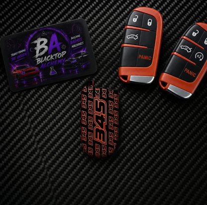 345 Patterned Mopar Key Fob Shell