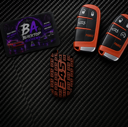 345 Patterned Mopar Key Fob Shell